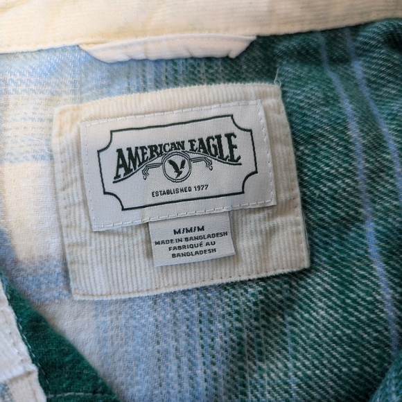 AE blue&green flannel - Picture 4 of 4
